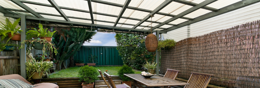 Pergola ou d'une véranda en aluminium