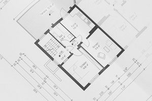 plan après devis travaux pour la construction d'une maison